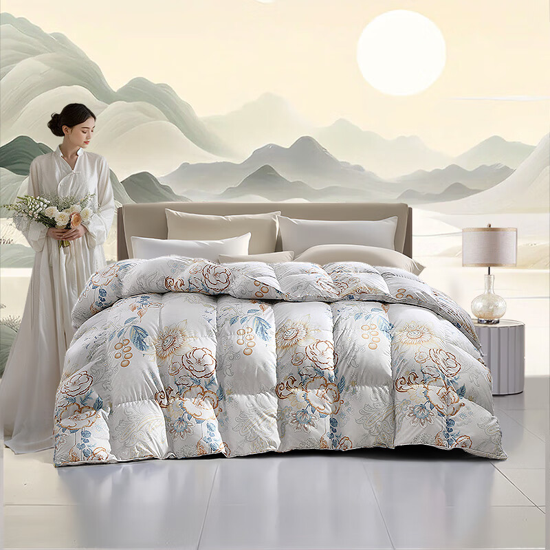 富安娜 羽绒被芯 95灰鹅绒渐变款-卡布 152*210cm 1279元（需用券）