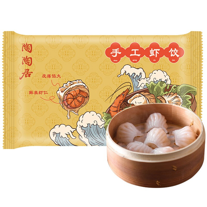 陶陶居 手工虾饺 150g 9.8元（需买5件，需用券）