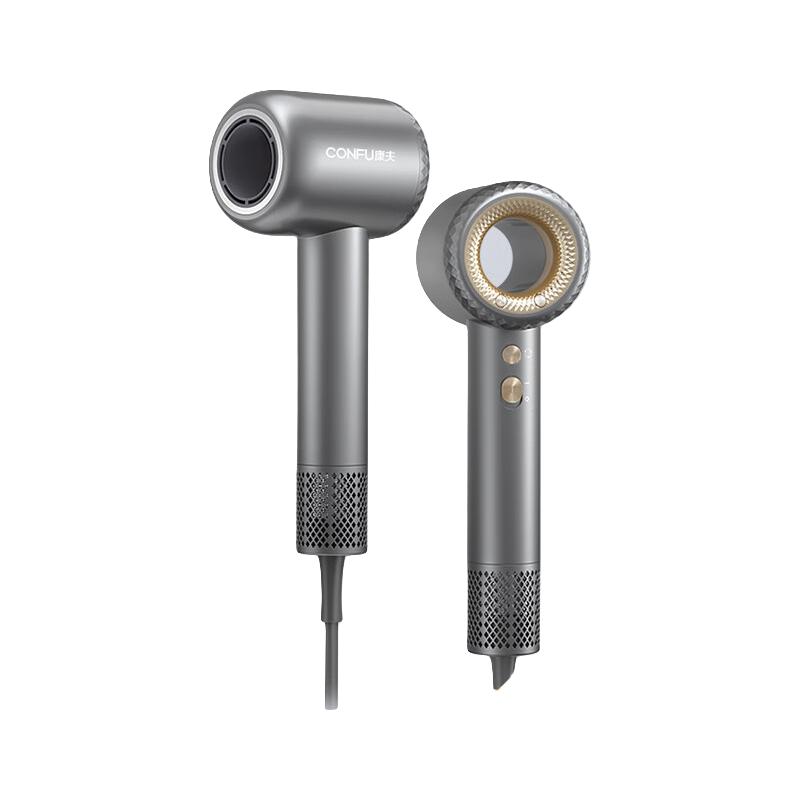 康夫 高速电吹风机中空无叶新年520大功率大风力等离子护发吹风筒KF-F9 礼盒