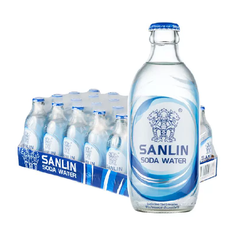 SANLIN 三麟 苏打水无糖335ml*24瓶 ￥47.4