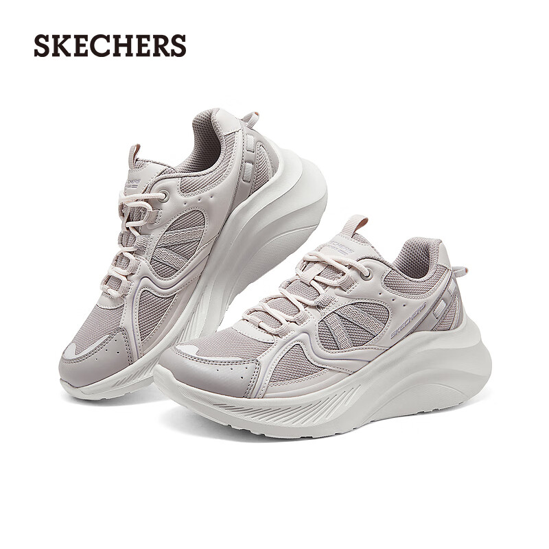 斯凯奇 糕糕鞋 女子厚底增高休闲运动鞋 147.64元