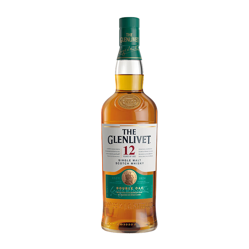 ThE GLENLIVET 格兰威特 12年 陈酿 苏格兰单一麦芽威士忌 700ml 186.81元包邮（需