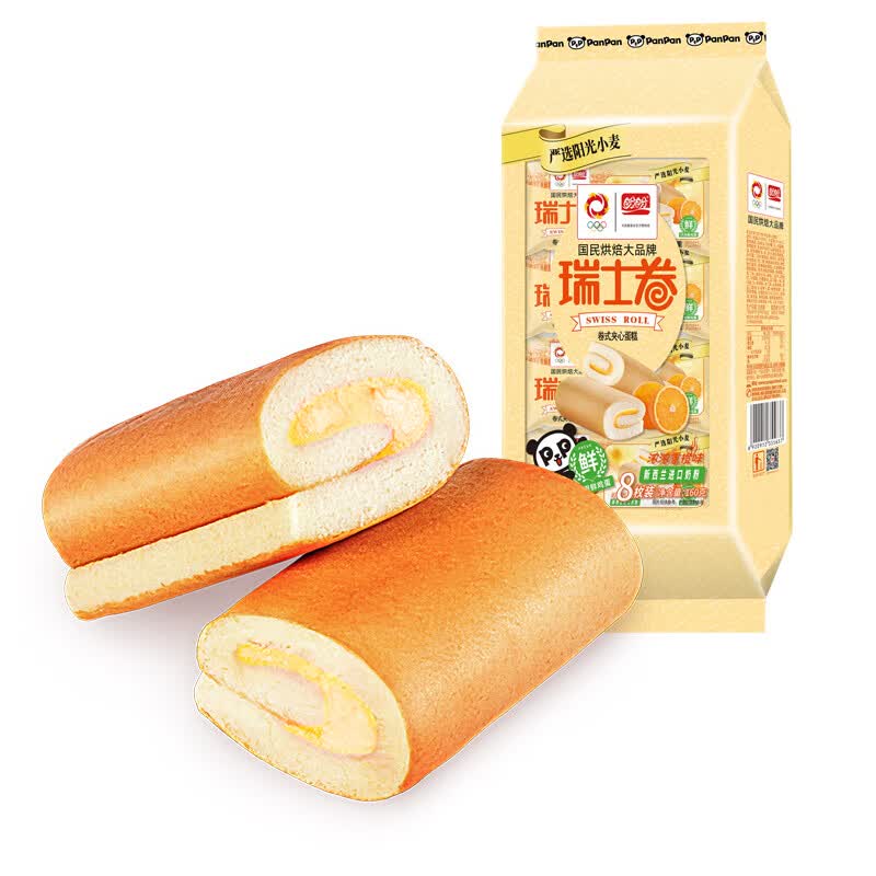 盼盼 瑞士卷 160g 1.9元包邮