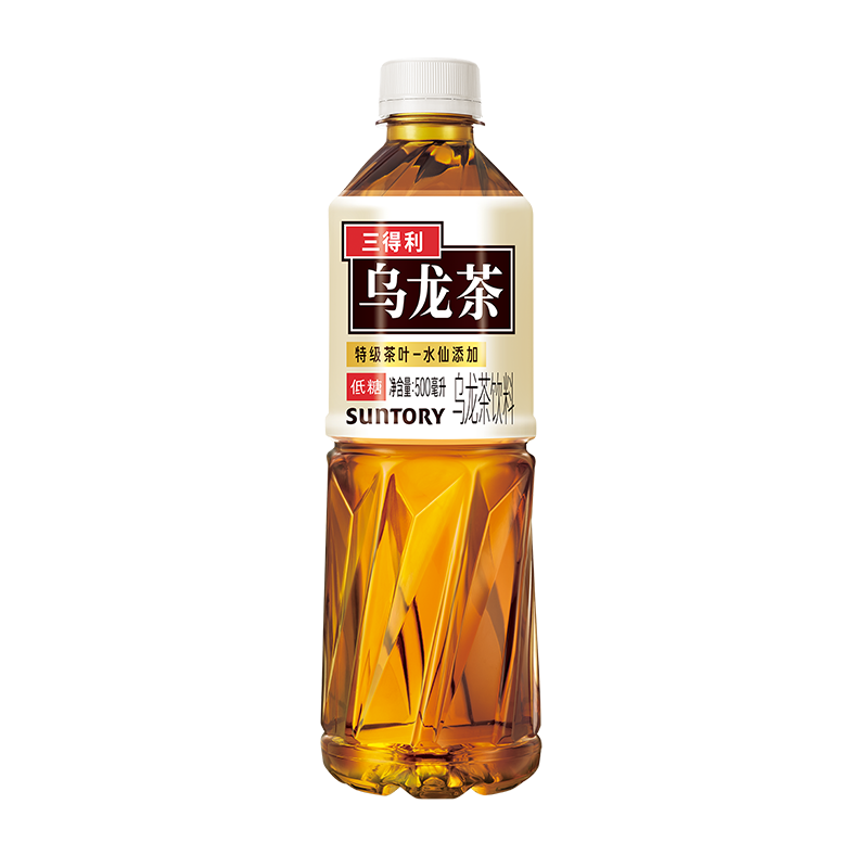 SUNTORY 三得利 乌龙茶 低糖0脂茶饮料口感清爽整箱500ml*15瓶*2箱 ￥114