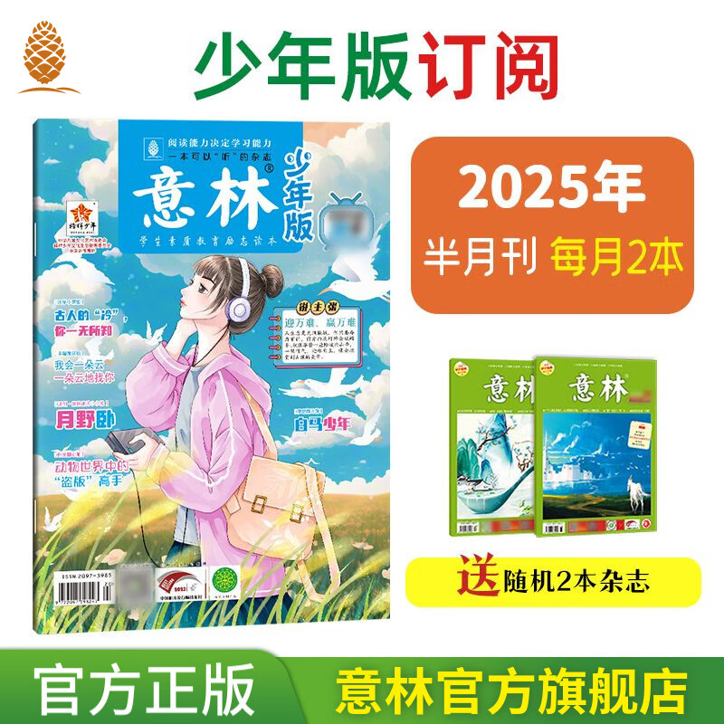 意林旗舰店 意林少年版订阅2025年2-12月22本 149元（需用券）