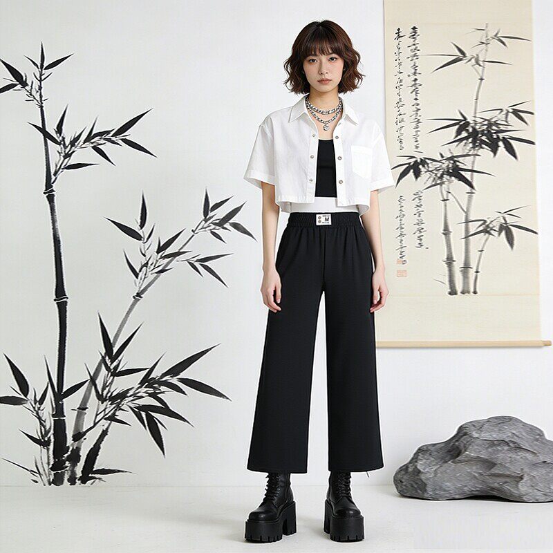 阿仕顿 女士休闲裤 N5C17300 23.2元（需用券）