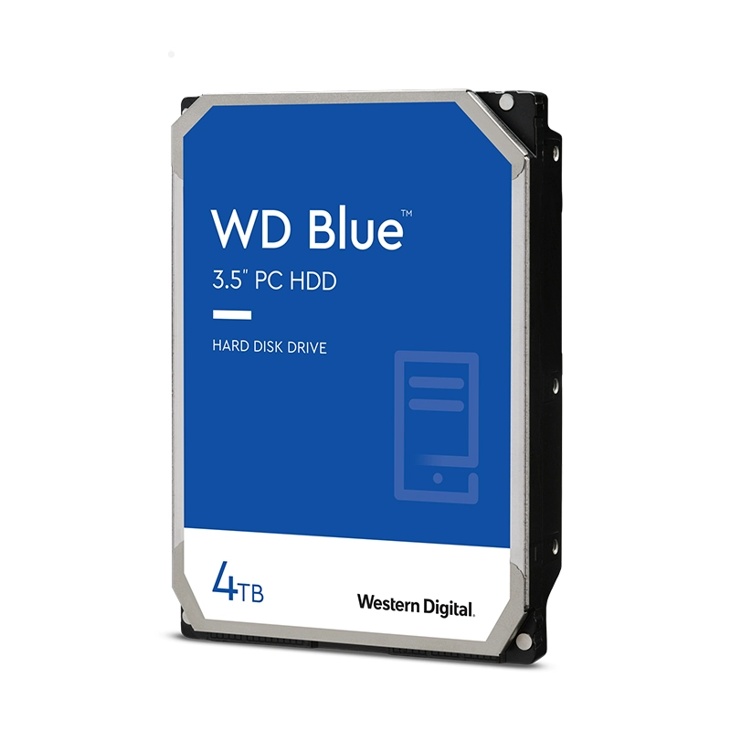 西部数据 蓝盘系列 3.5英寸 台式机硬盘 4TB (5400rpm、256MB) WD40EZAZ ￥359