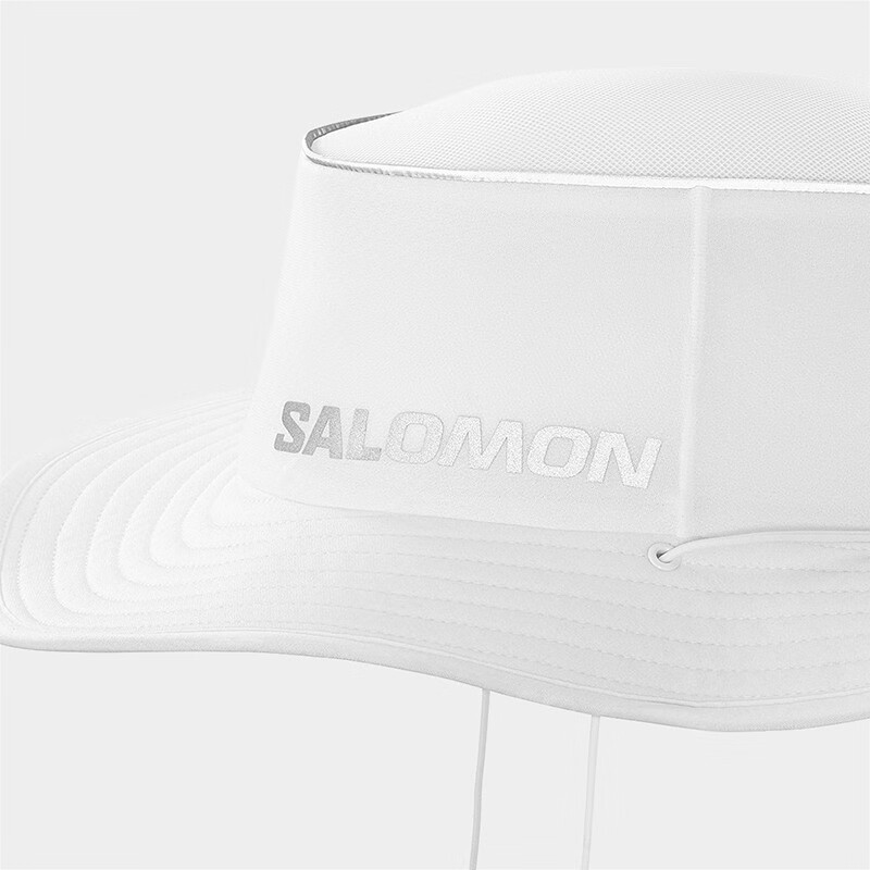 salomon 萨洛蒙 男女款 户外运动休闲跑步运动渔夫遮阳帽子 S/LAB SPEED BOB 白色 