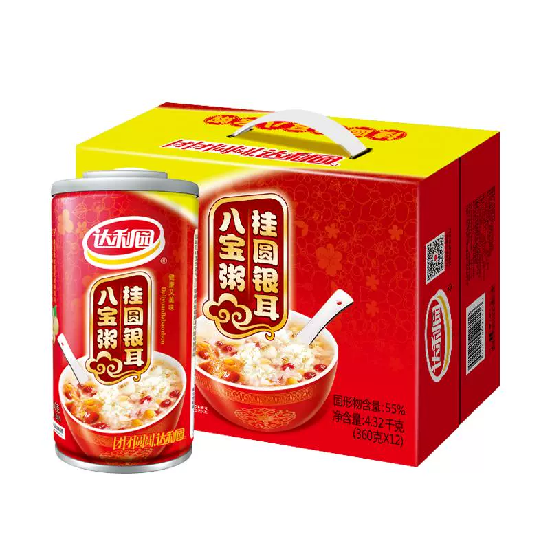 达利园 桂圆银耳八宝粥x360g*12罐 ￥26.15