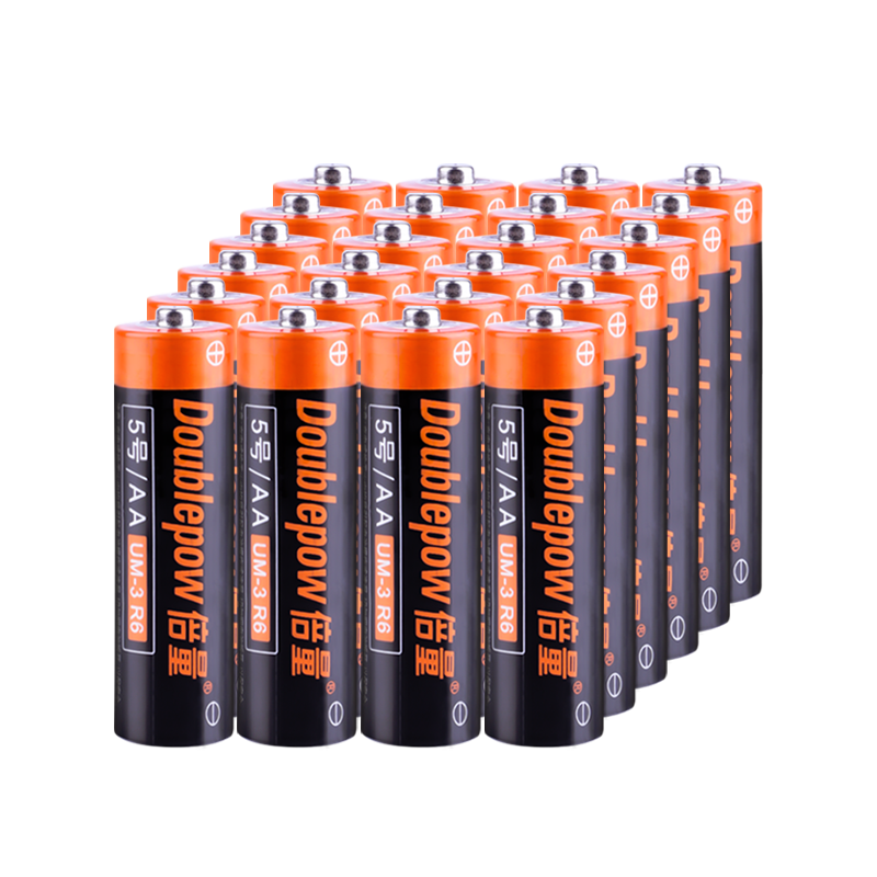 Doublepow 倍量 碳性干电池 5号20粒+7号20粒 15.9元包邮（需用券）