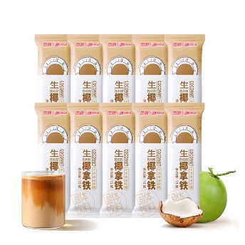 Nanguo 南国 生椰拿铁全粒燕麦片即溶办公室提神椰奶咖啡 12.9元（需用券）