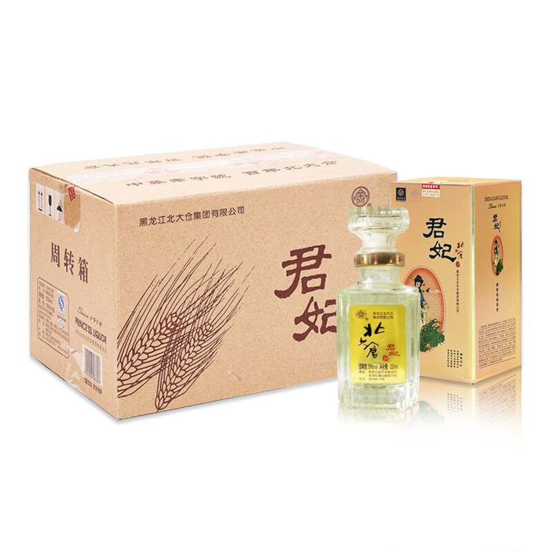 移动端、京东百亿补贴：北大仓 君妃 50度 酱香型白酒 250mL*6瓶 625元