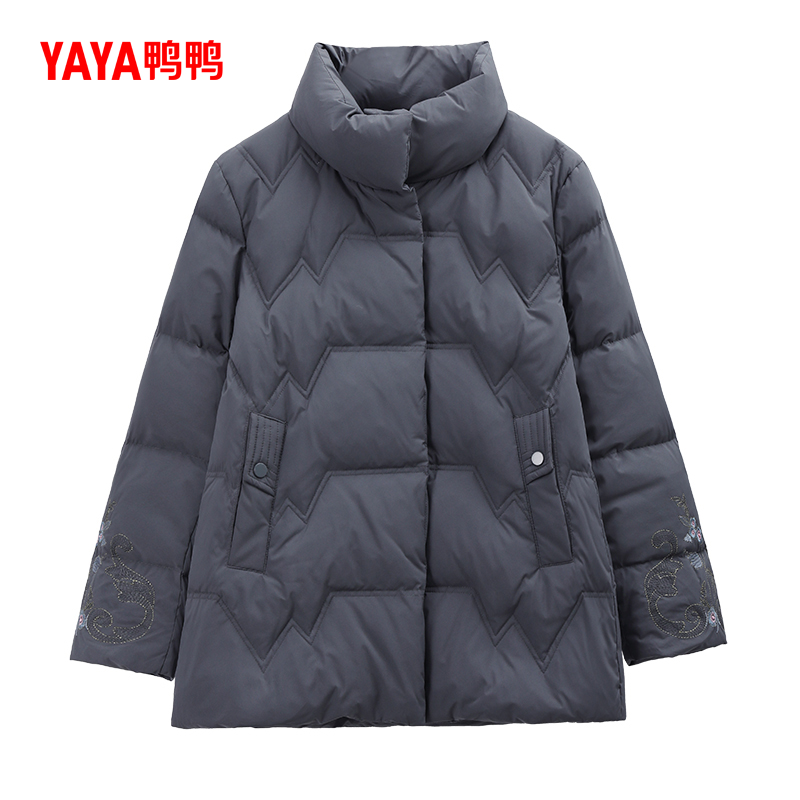 YAYA 鸭鸭 中老年女士羽绒服 YE3B623979L-gf2 339元（需用券）