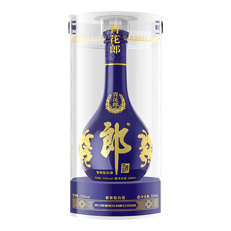 plus会员：郎酒青花郎53度500ml*2+龙谕单一园 750ml*1礼盒年货送礼 返后1658.01元+