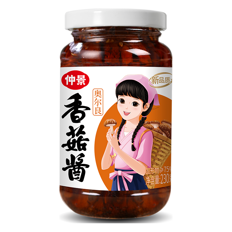 仲景 香菇酱 奥尔良味230g 7.67元（需买3件，需用券）