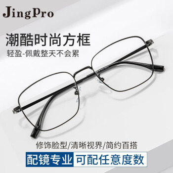 JingPro 镜邦 winsee 万新 1.60 超薄防蓝光镜片+多款钛架可选 ￥47.66