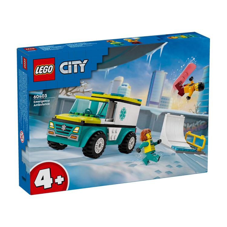 LEGO 乐高 新品 积木男孩 城市60403滑雪救援队 儿童玩具4岁以上 137元