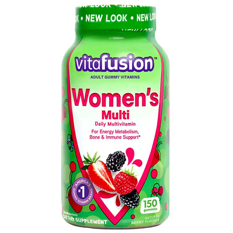 vitafusion 多种综合维生素b族软糖 150粒 ￥95