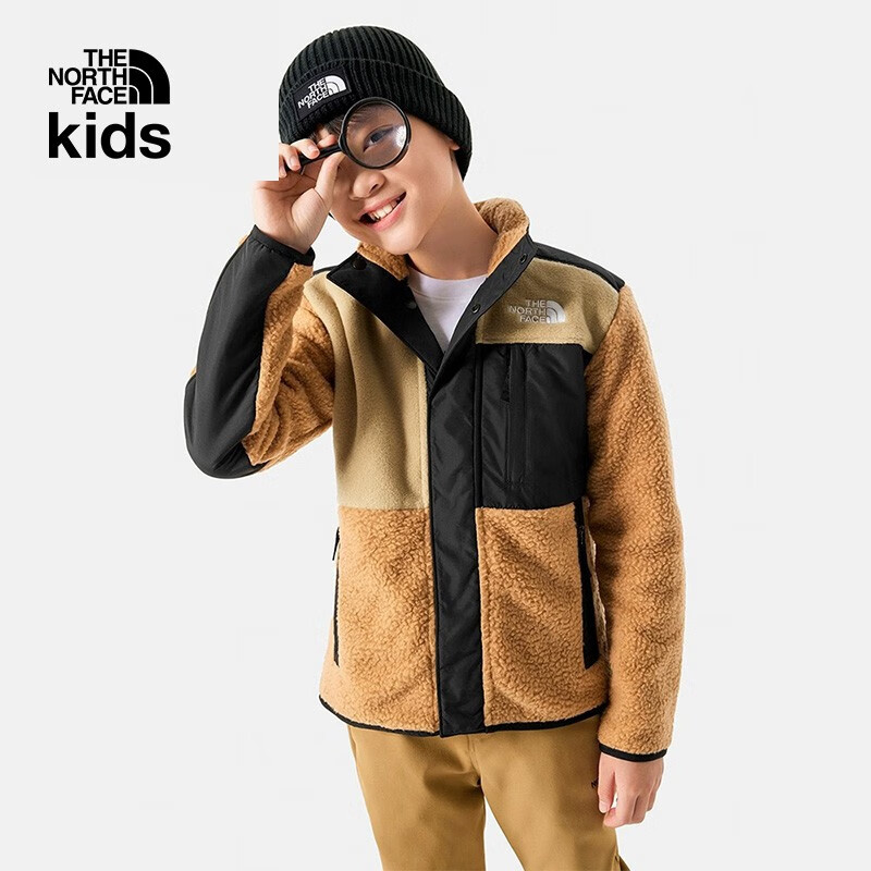 限尺码：THE NORTH FACE 北面童装拼色抓绒外套 多色可选 287元 包邮（需领券）