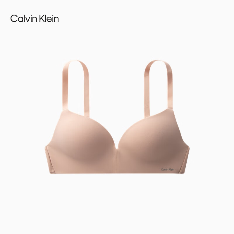 卡尔文·克莱恩 Calvin Klein 内衣24春夏新款女士舒适无钢圈软支撑ck无痕聚拢