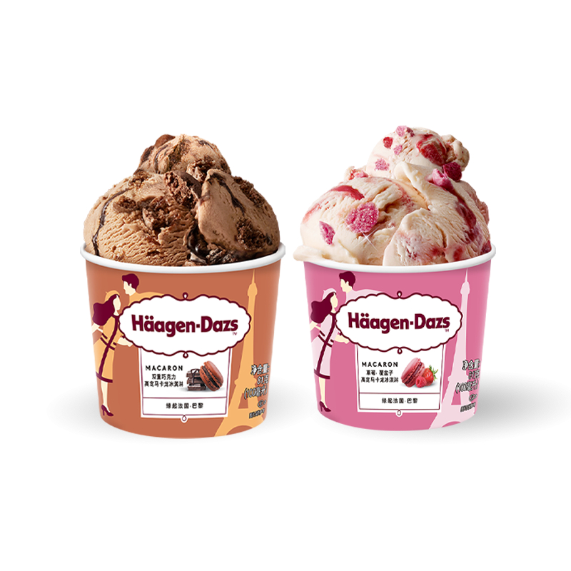 哈根达斯 Häagen·Dazs 109任选6件)哈根达斯冰淇淋任选6件草莓覆盆子口味巧克力冰淇淋 18.17元(需买5件,需用券)