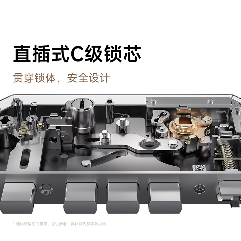 小米 XMZNMST12LK 指纹密码智能门锁 597元 - 线报酷