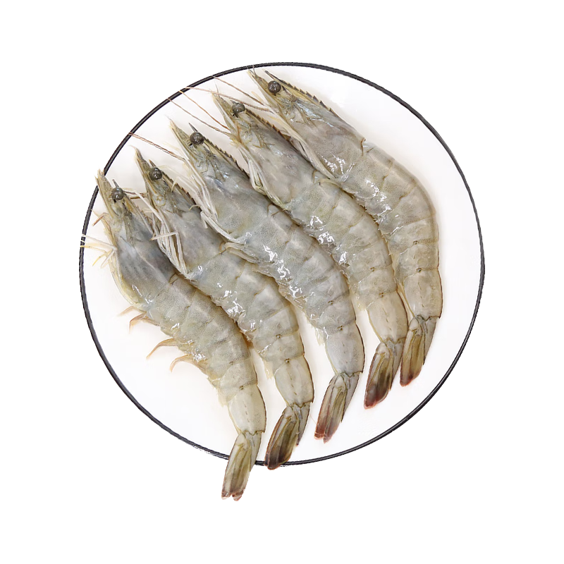 移动端、京东百亿补贴：鲜京采 厄瓜多尔白虾 1.65kg 82-99只/盒 61.93元