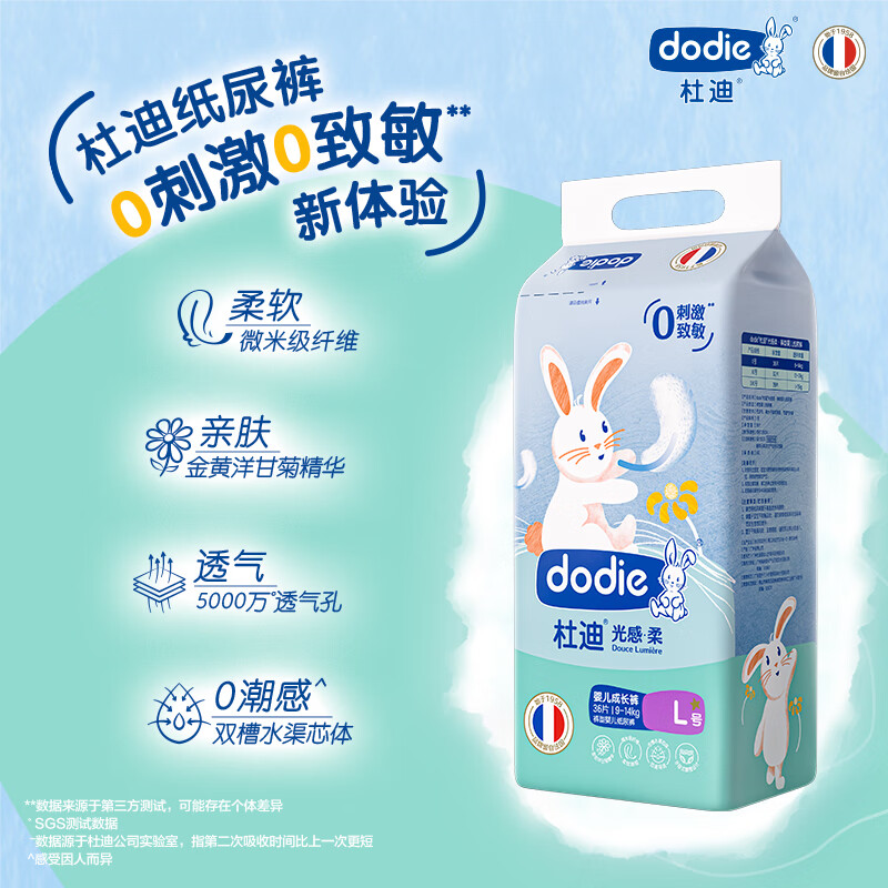 ​dodie 杜迪 光感柔 婴儿拉拉裤 3XL码24片 28元（需买2件，需用券）