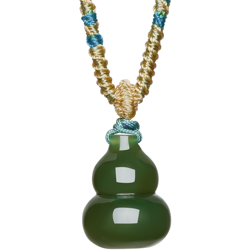 周大生 和田玉葫芦吊坠 云葫揽月 167元（需用券）