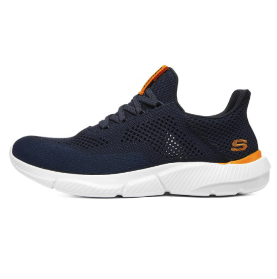 SKECHERS 斯凯奇 Ingram 男子休闲运动鞋 210281/NVOR 海军蓝色/橘色 41.5 157元（需用