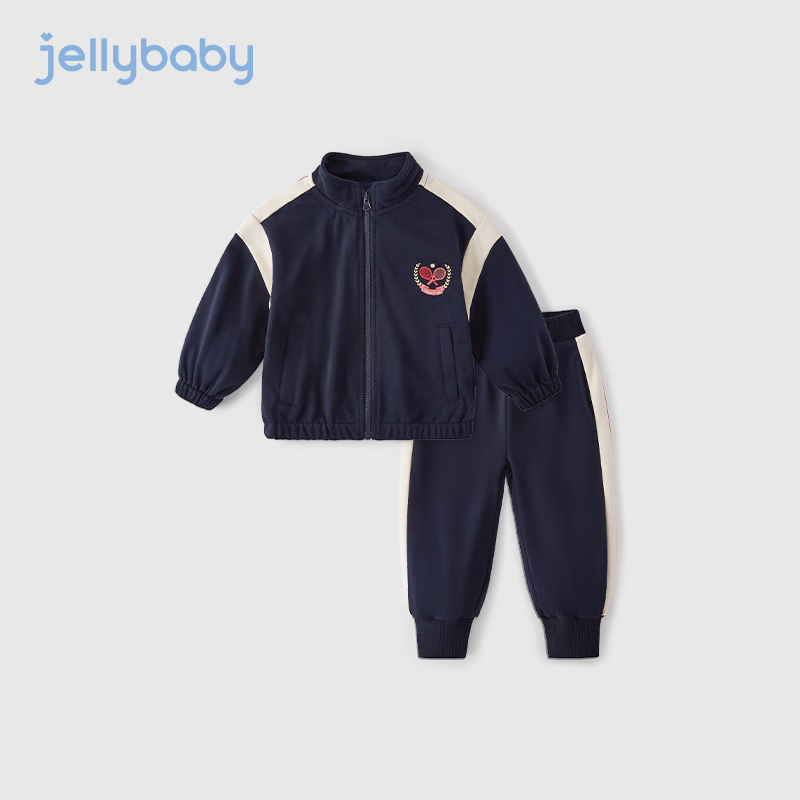 PLUS会员：JELLYBABY 男女童春秋套装 58.06元