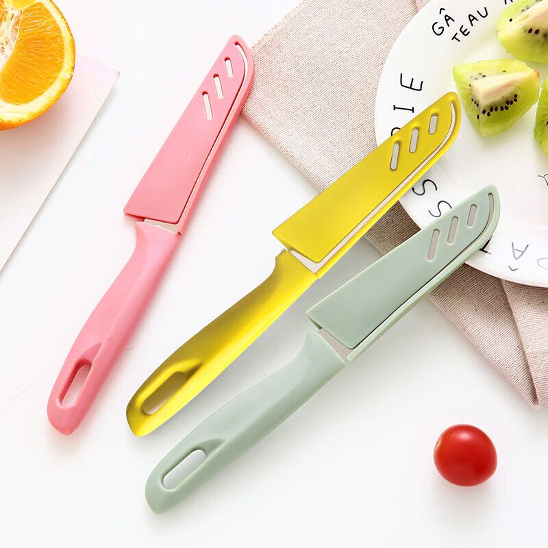 FADING 法鼎 不锈钢小水果刀搭配刀套切片刀削皮器 2.9元（需用券）