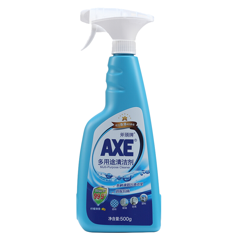 小程序、需首购、PLUS包邮：斧头牌（AXE）斧头牌多用途清洁剂500g 柠檬清香 