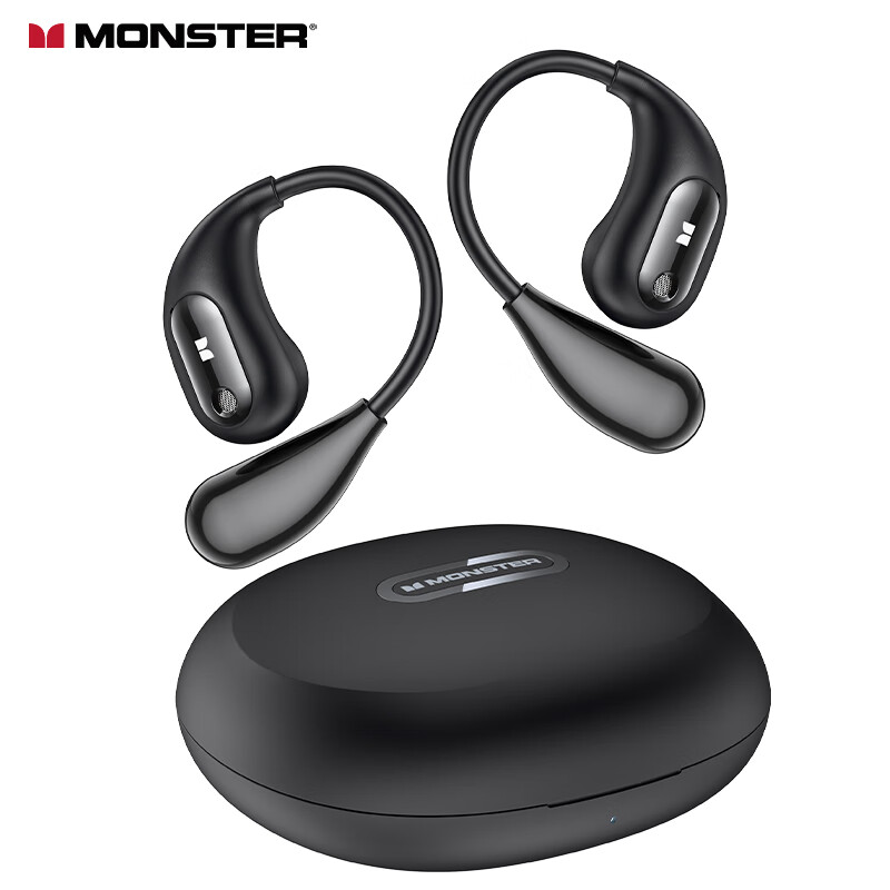 MONSTER 魔声 Open Ear AC210蓝牙耳机黑锖色（升级版） 79元包邮（需用券）