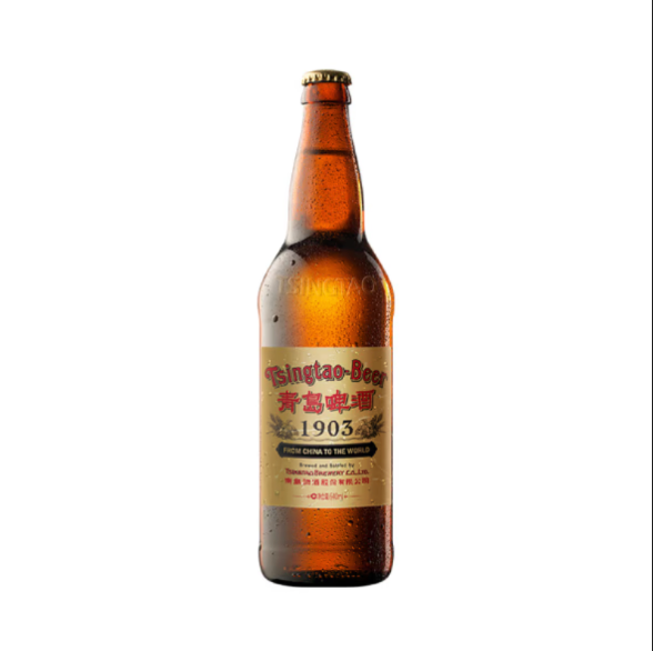 青岛啤酒 经典（1903）11.2度640ml*12瓶箱啤（复古装）露营出游 56.81元（需用券）