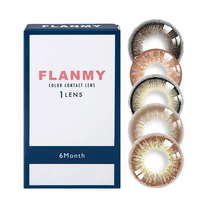 凑单36.84 FLANMY美瞳半年抛小直径2片 券后48元