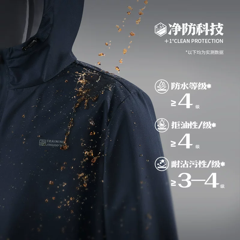 361° 雨屏科技 男款防泼水冲锋衣外套 652534601 81.35元 - 线报酷