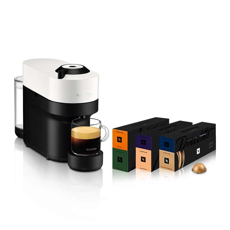NESPRESSO 浓遇咖啡 Vertuo Pop系列 咖啡胶囊机 含60颗黑咖啡胶囊 916元包邮（需