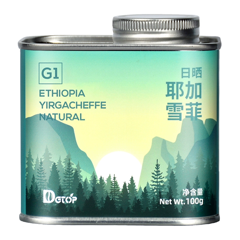 DGTOP 埃塞俄比亚G1日晒/水洗耶加雪菲咖啡豆 100g ￥17.58