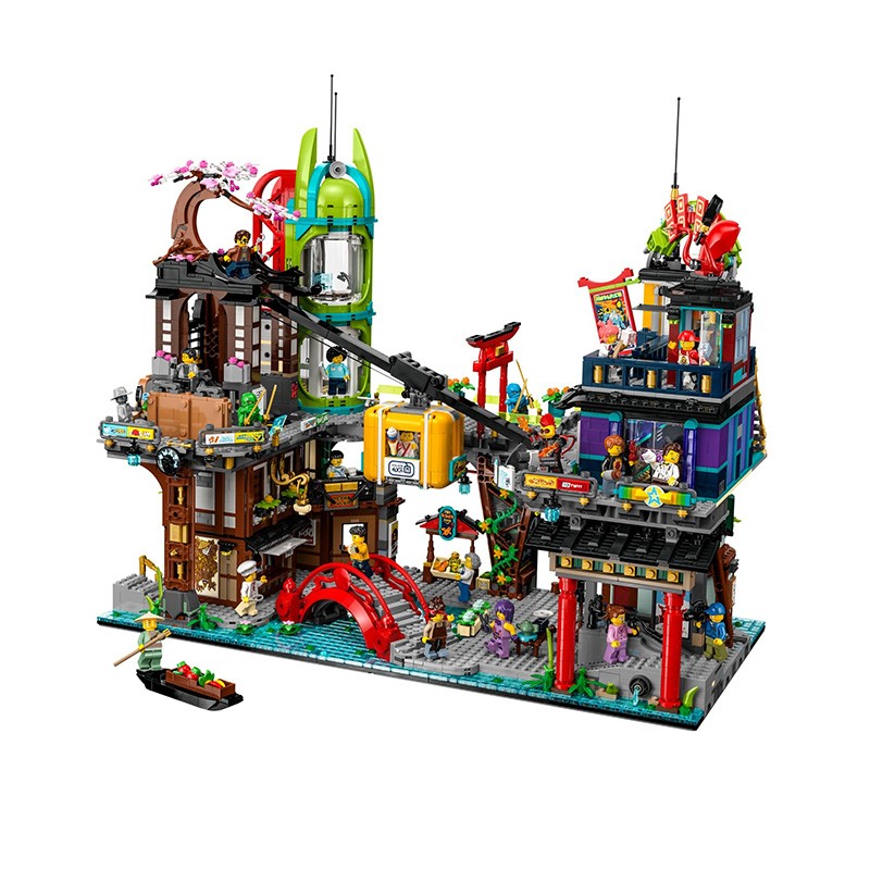 LEGO 乐高 【自营】乐高幻影忍者系列71799忍者集市 男孩益智拼装玩具礼物 186