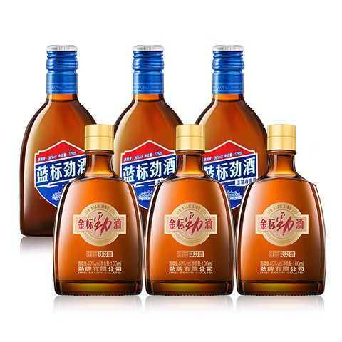 劲牌 劲酒 金标100ml*3瓶 +蓝标125ml*3瓶 101元（需用券）