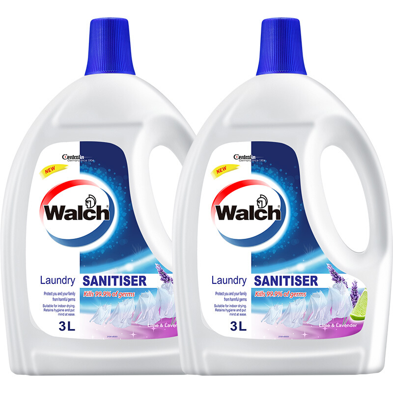 88VIP：Walch 威露士 衣物除菌消毒液 3L*2瓶 青柠薰衣草 106.87元（需用券）