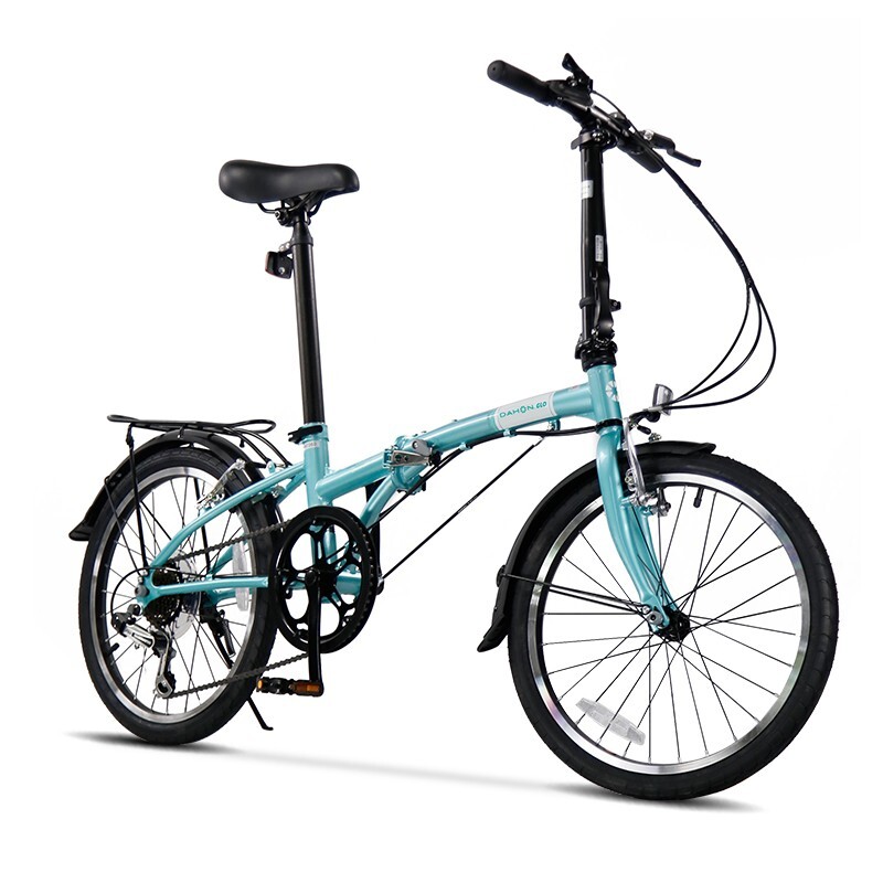 dahon 大行 d6 折叠自行车 hat060 浅蓝色 6速 20英寸 1248元 - 京东