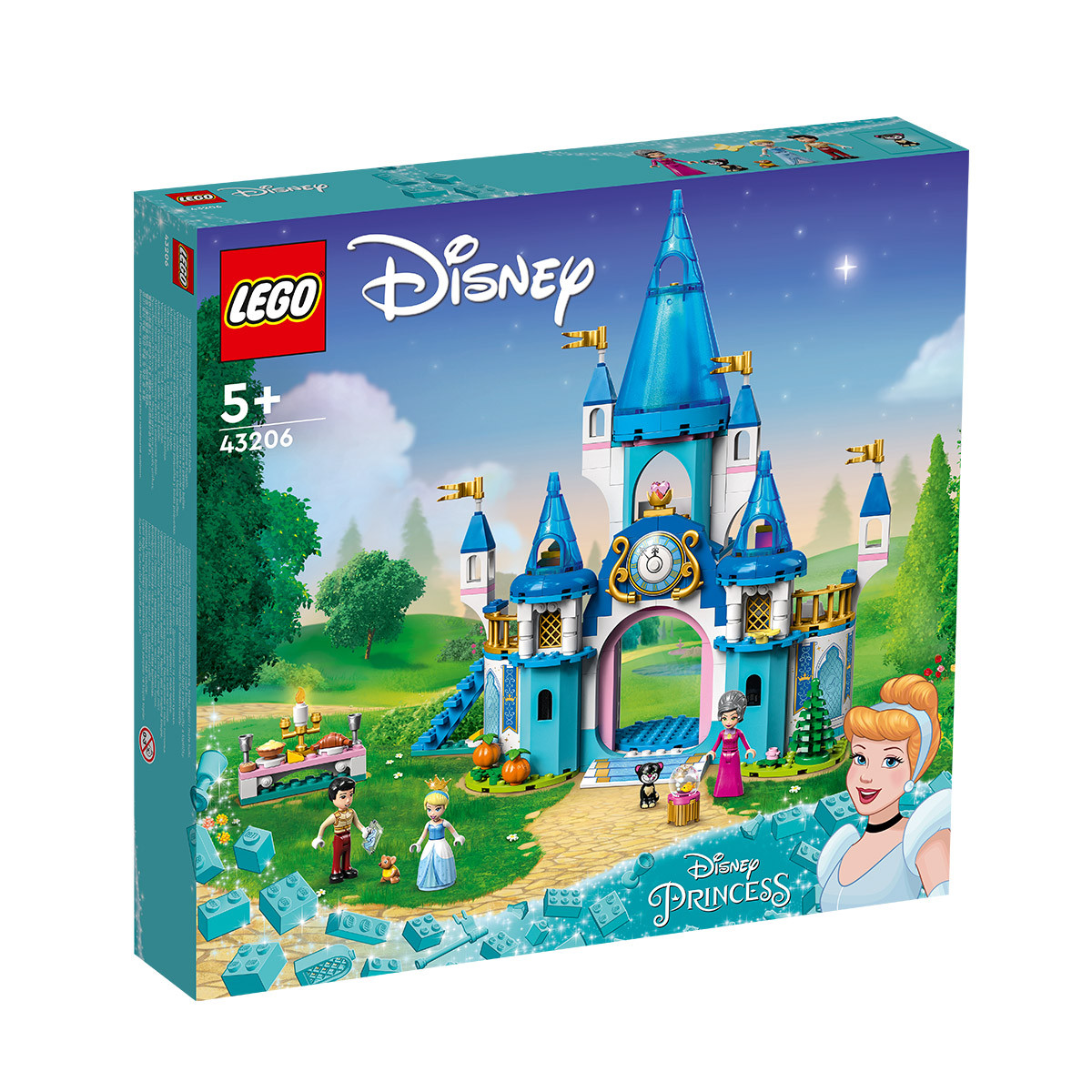 88VIP：LEGO 乐高 Disney Princess迪士尼公主系列 43206 仙蒂瑞拉和王子的城堡 346.05