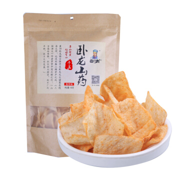 卧龙食品 卧龙 手工山药锅巴 烧烤味 180g 11.13元