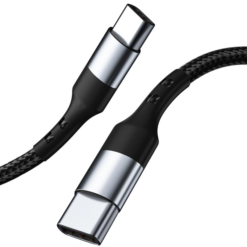 双Type-C 60W 数据线 编织1m 5.9元（需买2件，需用券）