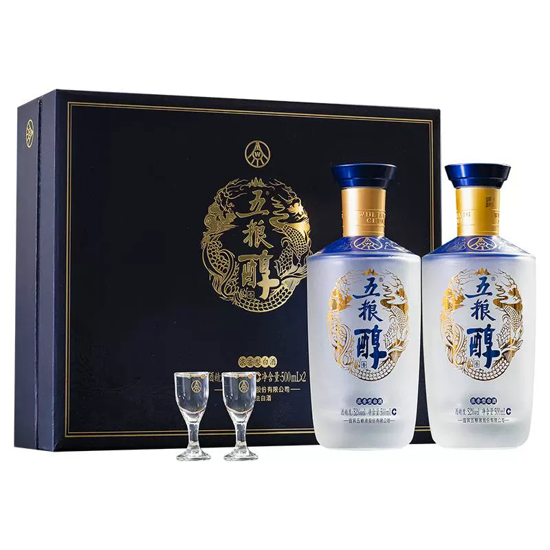 五粮浓香 五粮醇 52%vol 浓香型白酒 500ml*2瓶 ￥138