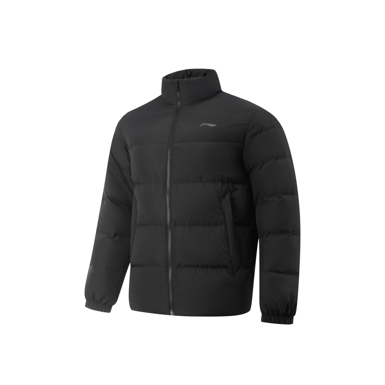 移动端：李宁 羽绒服男2024冬季新款立领短款保暖鸭绒休闲运动百搭外套上