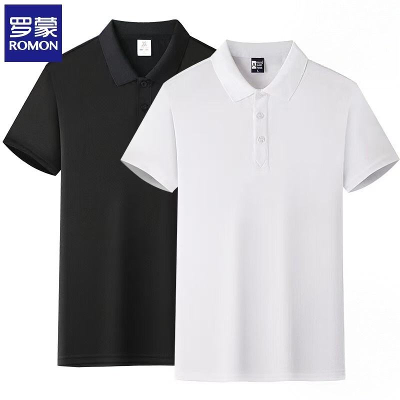 罗蒙 2件装冰丝polo 59元（合29.5元1件）