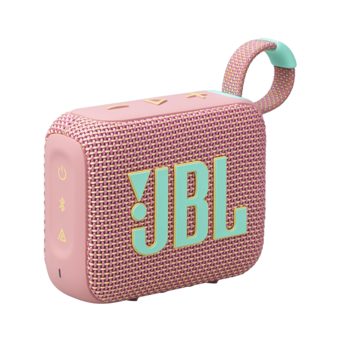 JBL 杰宝 GO4 音乐金砖四代 蓝牙音箱 番石榴粉 319元